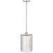 Olena 1 Light 10 inch Brushed Nickel Indoor Pendant Ceiling Light